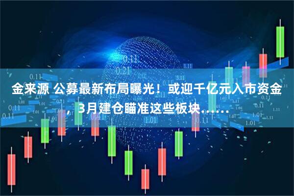 金来源 公募最新布局曝光！或迎千亿元入市资金，3月建仓瞄准这些板块……