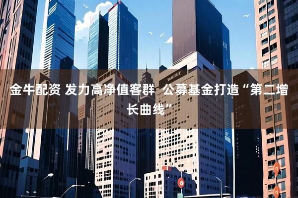 金牛配资 发力高净值客群  公募基金打造“第二增长曲线”