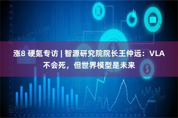 涨8 硬氪专访 | 智源研究院院长王仲远：VLA不会死，但世界模型是未来